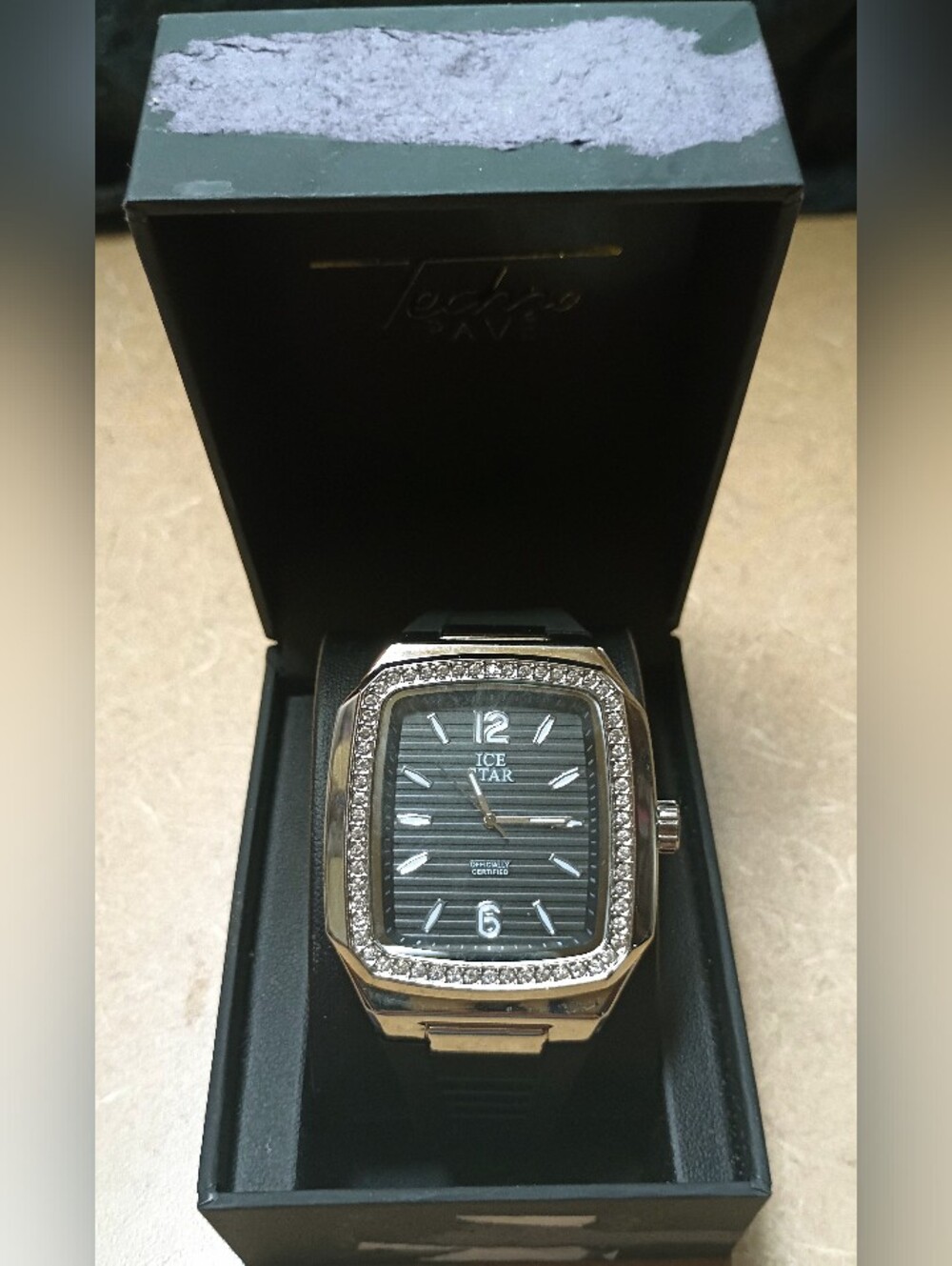 NWT Ice Star sqare faced mens watch